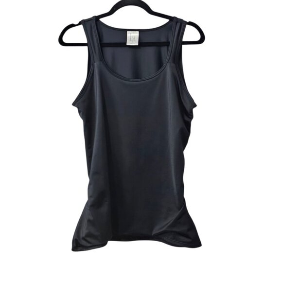 Underworks Compression Body Shirt Black Concealer Tank Top - Picture 1 of 5